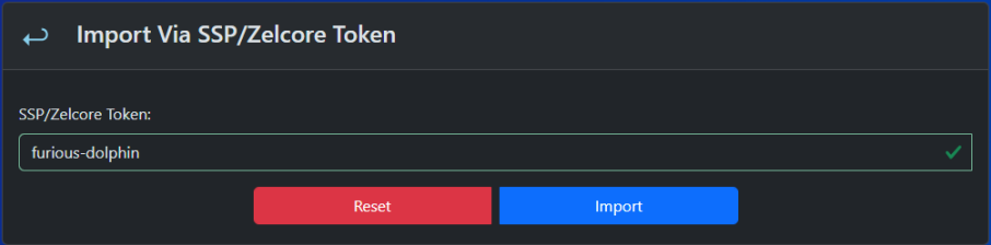 Configure via ZelCore Token | Flux Documentation