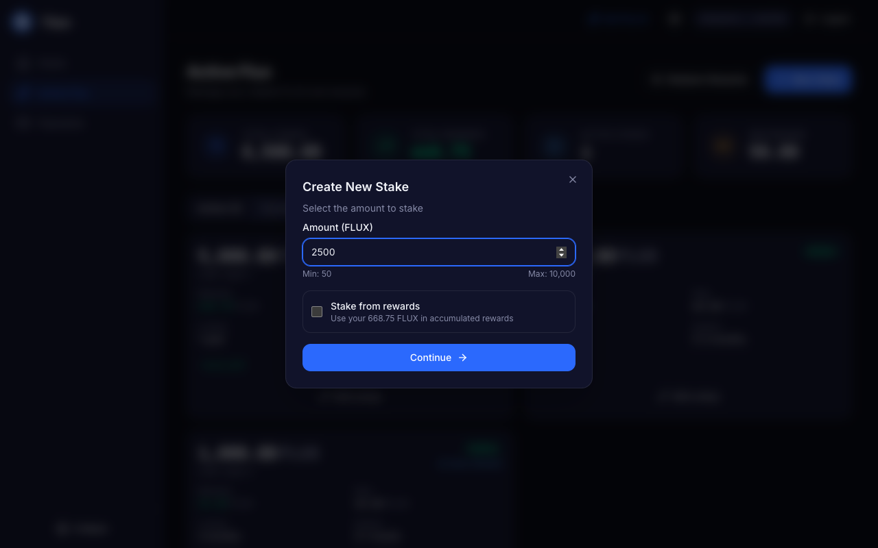 Titan Node Staking | Flux Documentation
