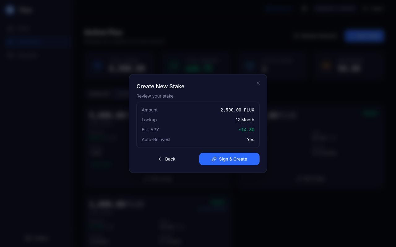 Titan Node Staking | Flux Documentation
